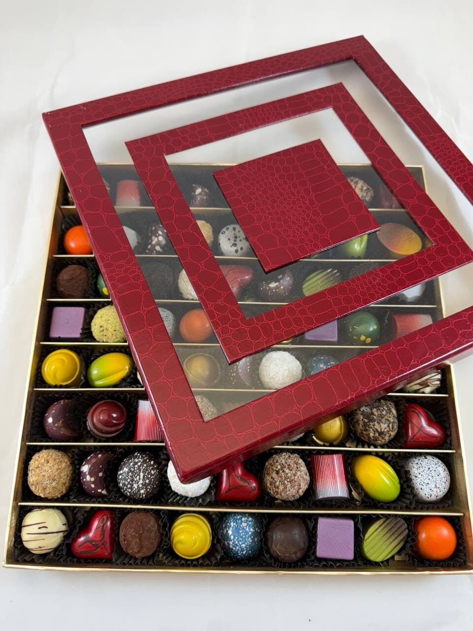 Assorted chocolates from Christophe, Charleston SC