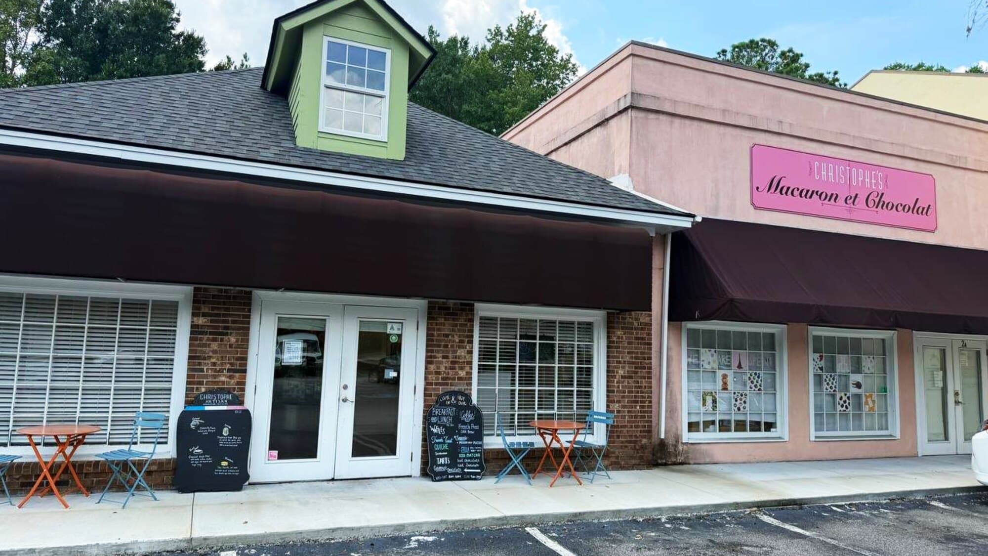 The Christophe shop front in West Ashley, Charleston